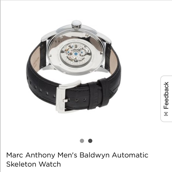 Marc Anthony Men Baldwyn Automatic Skeleton Watch - Picture 2 of 6